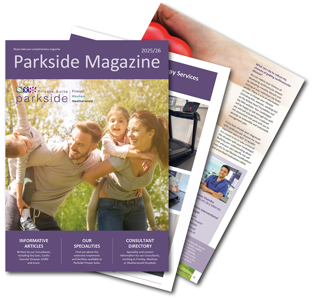 Parkside Patient Magazine 2025-26 | Cover and internal pages